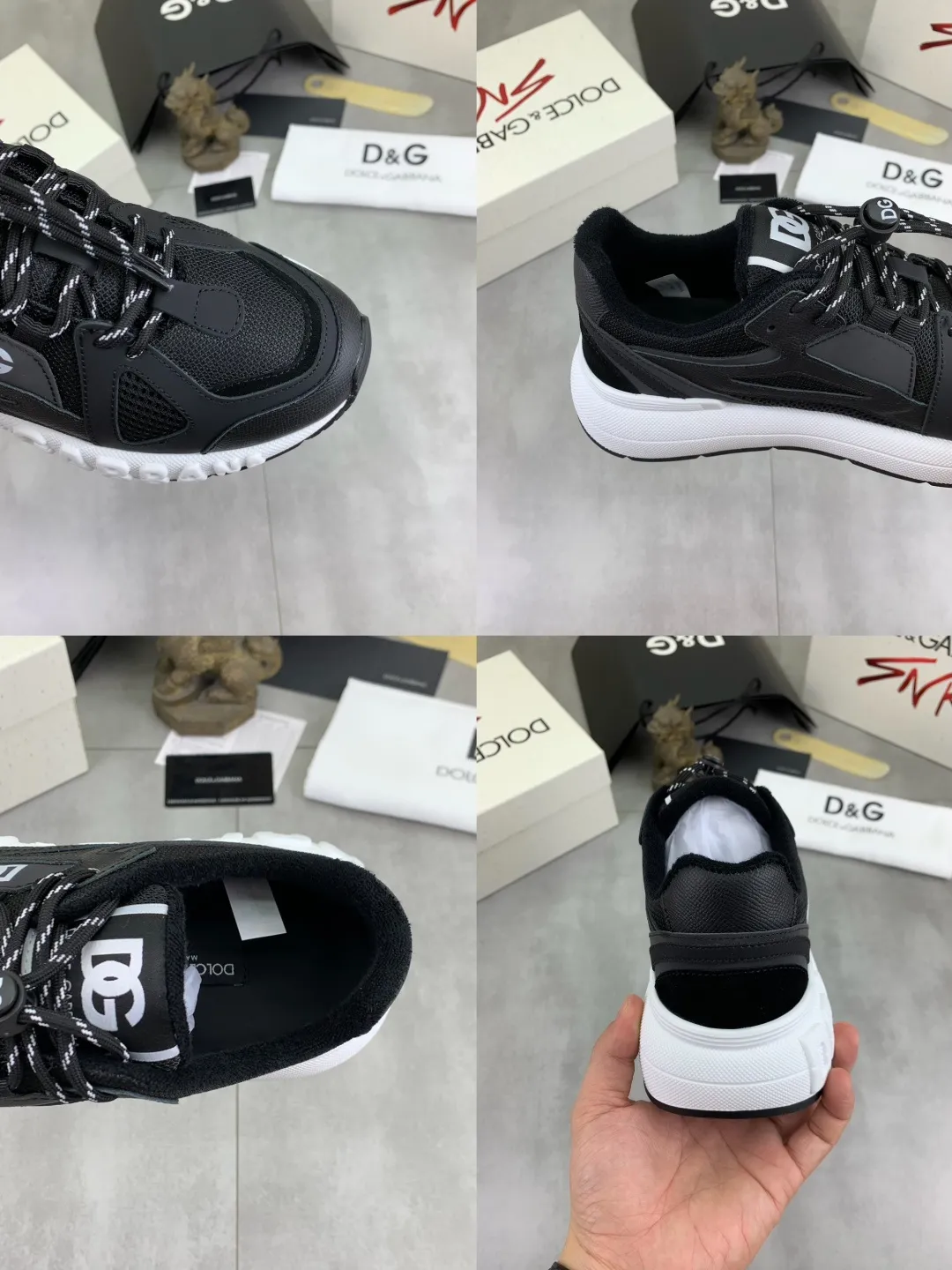 Men's men's shoes 💰P580💰[New model] Couple 🧑‍🤝‍🧑 style Top original order quality Synchronized with "DOLCE&GABBANA [Dolce & Gabbana] ~ High quality." Effect Low-top casual DG men's shoes, loved by many celebrities, using high-end imported top-layer calfskin splicing design + cowhide feet, simple and elegant, perfectly interpreting the latest inspiration of shoes, integrating classics and fashion. Luxurious dreams, dominating fashion Suitable for drivers, light and comfortable to drive, light and breathable for outdoor travel, high-end quality, trustworthy, 6️⃣colors🉑️ to choose from! Code number: 35-46